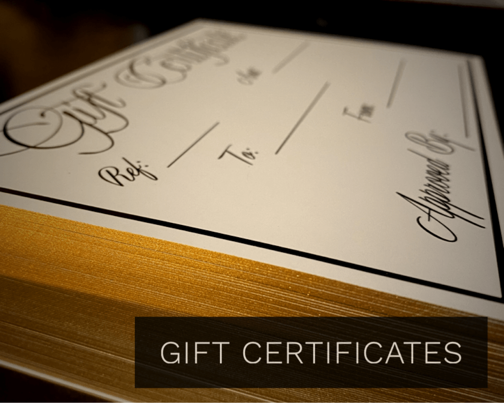 Gift Certificates